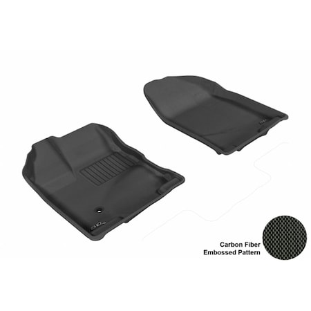 3D Maxpider FORD EDGE 2007-2013 KAGU BLACK R1 Floor Mat L1FR02011509